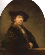 Rembrandt van rijn Self-Portrait oil on canvas